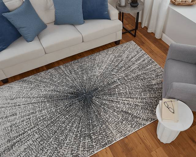 Corrarith Dark Gray 6'7 x 9'6 Rug - Thumbnail - Image 4