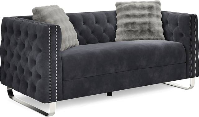 Corrella Black 8 Pc Living Room - Thumbnail - Image 10