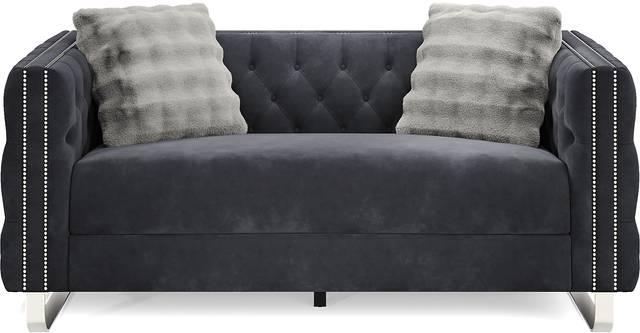 Corrella Black 8 Pc Living Room - Thumbnail - Image 9