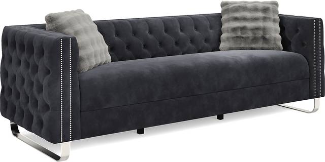 Corrella Black 8 Pc Living Room - Thumbnail - Image 3