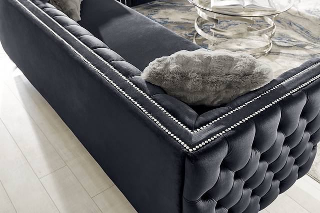 Corrella Black Sofa - Thumbnail - Image 3