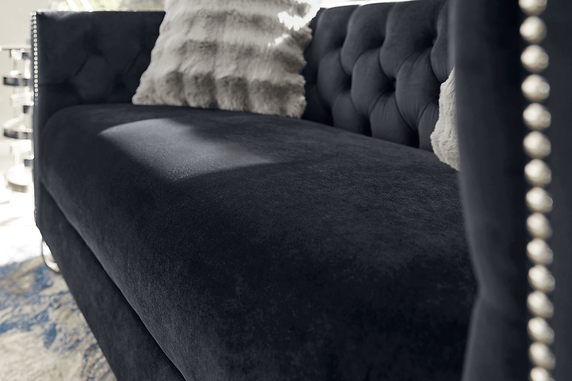 Corrella Black Sofa - Image 6