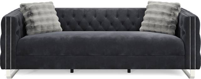 Corrella Black 8 Pc Living Room - Thumbnail - Image 2