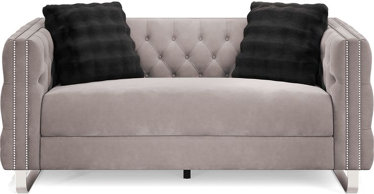 Corrella Gray Loveseat