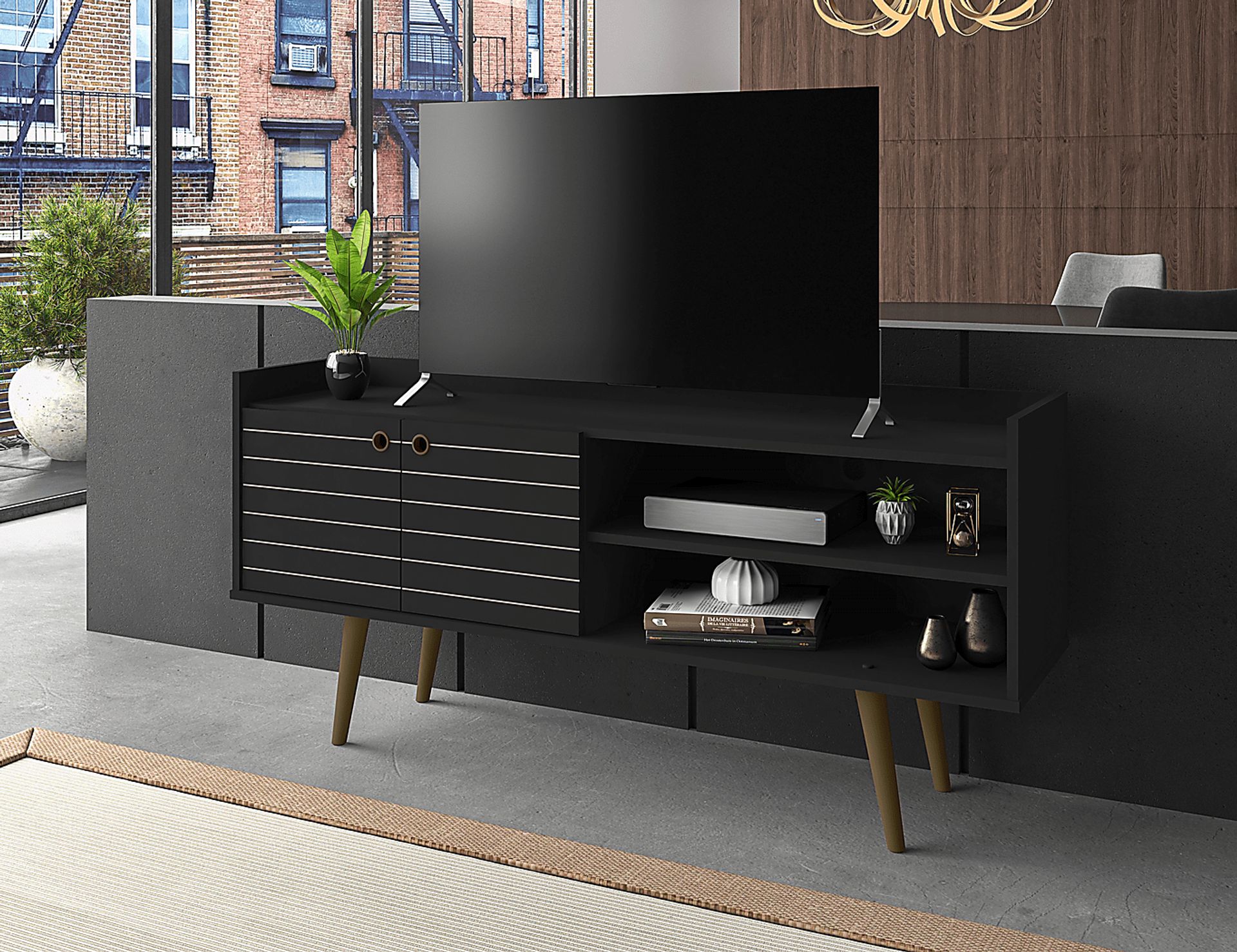 Corriedale Black 54 in. Console - Image 2