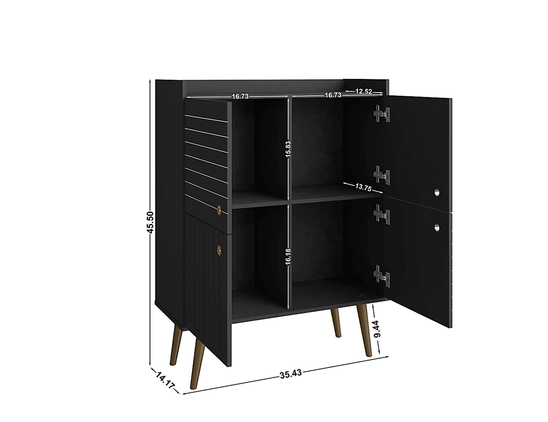 Corriedale Black Accent Cabinet - Image 6