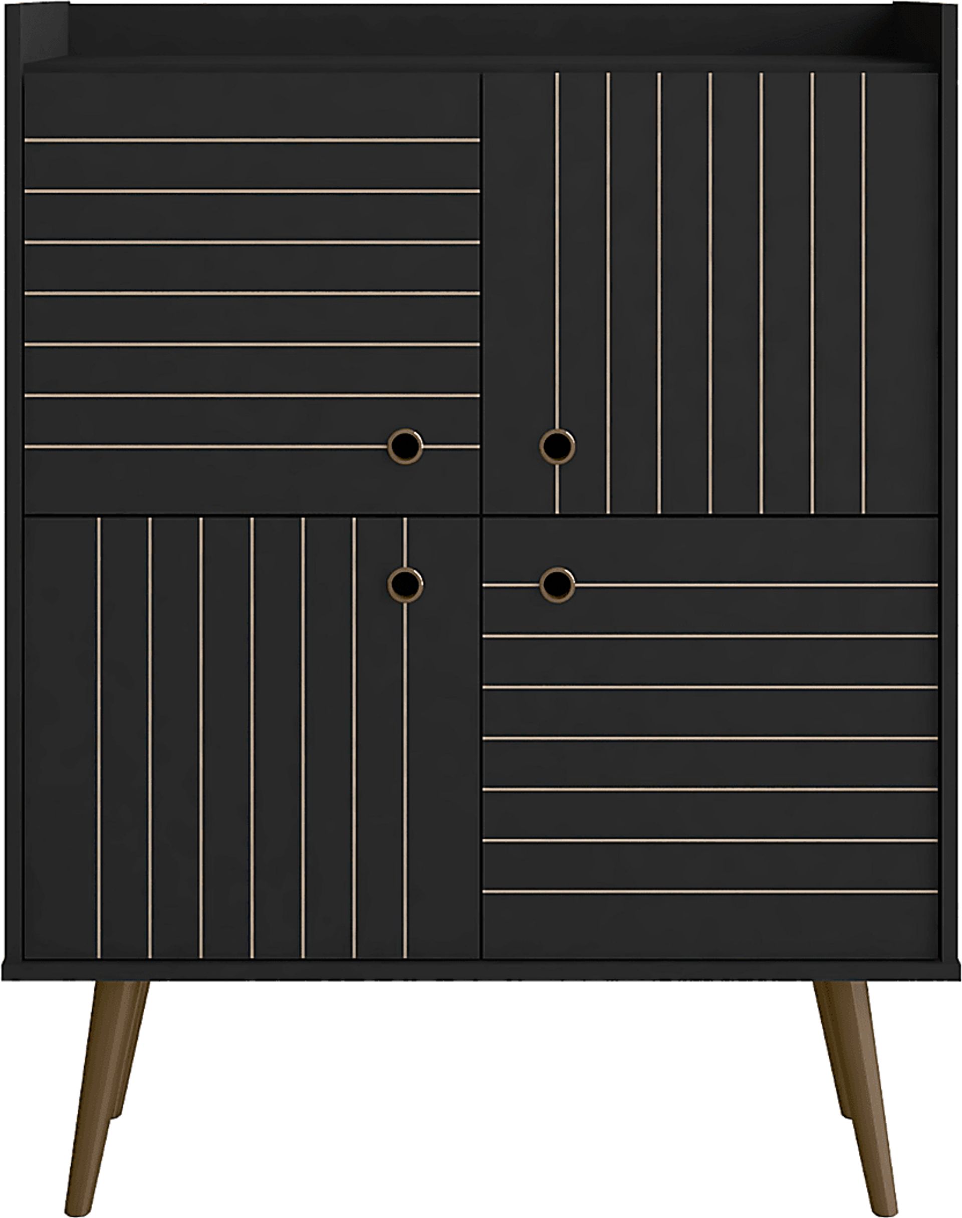 Corriedale Black Accent Cabinet - Image 1