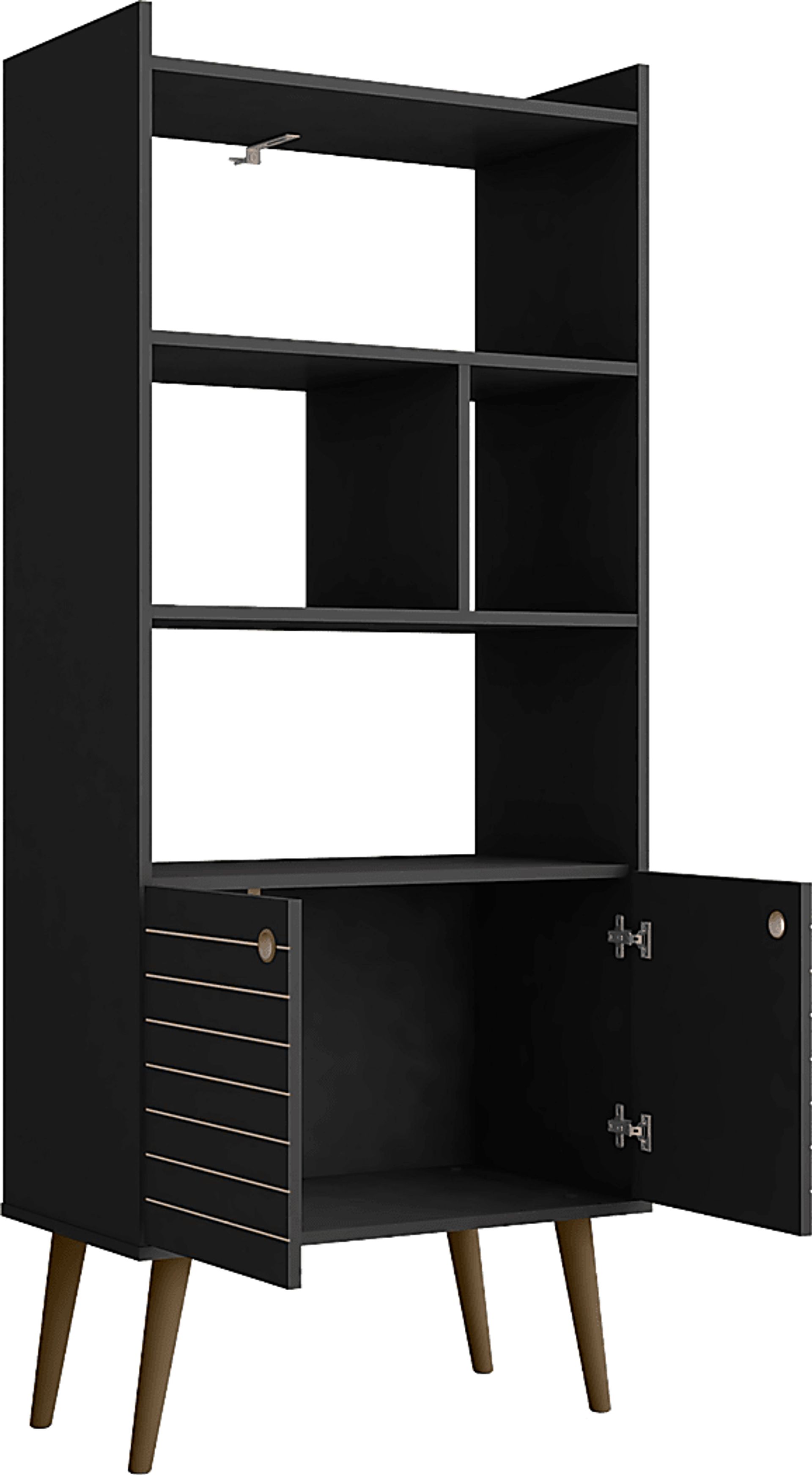 Corriedale Black Bookcase - Image 4