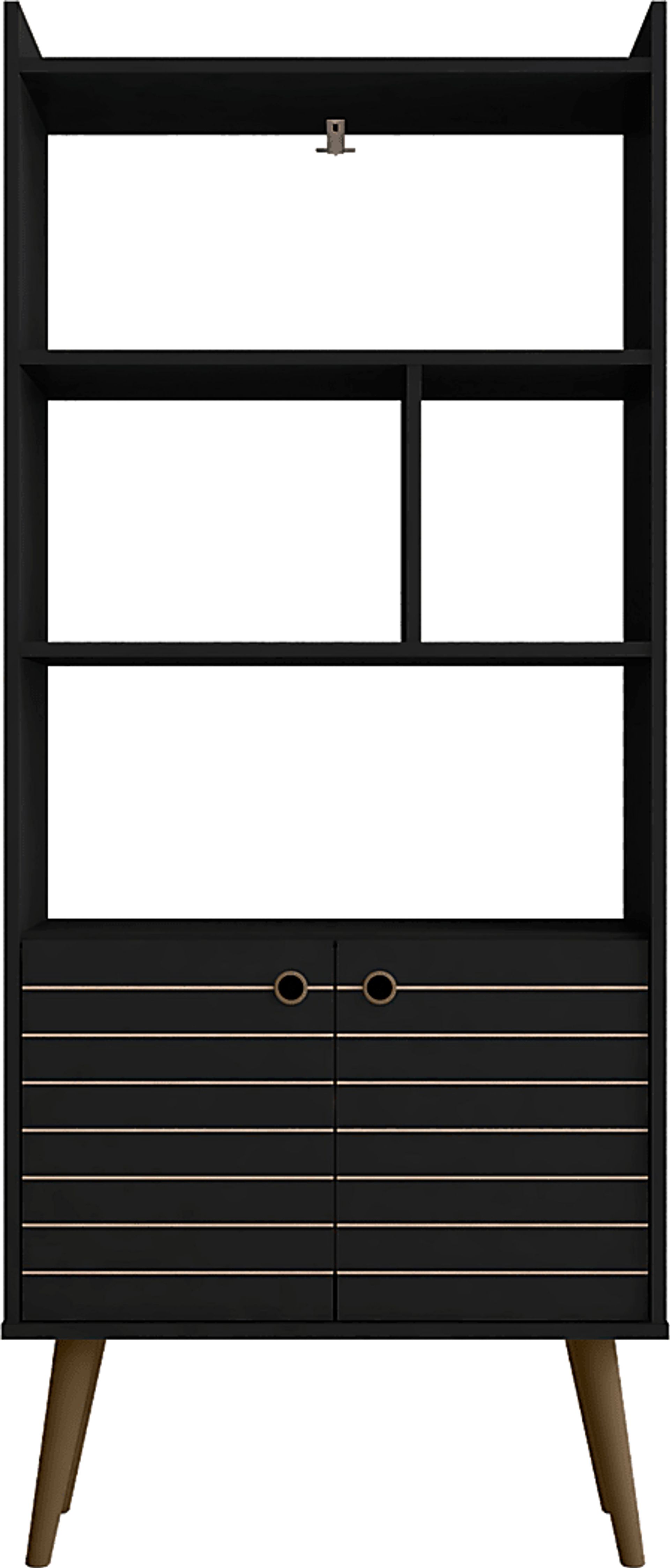 Corriedale Black Bookcase - Image 1