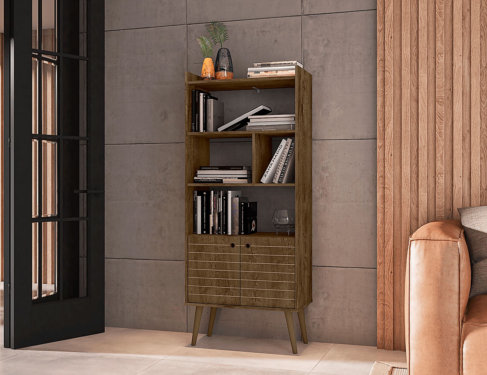 Corriedale Brown Bookcase - Image 2