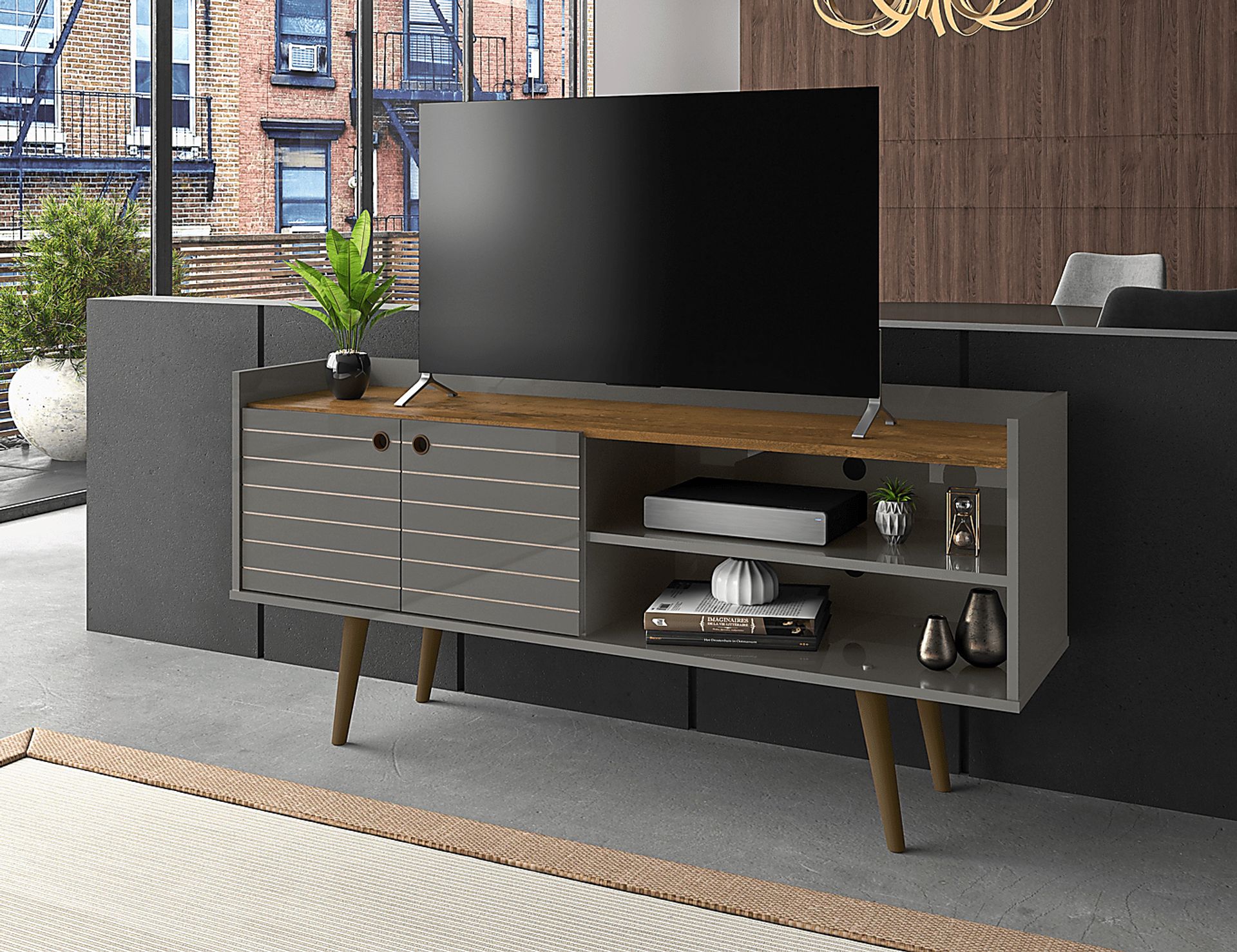 Corriedale Gray 54 in. Console - Image 2