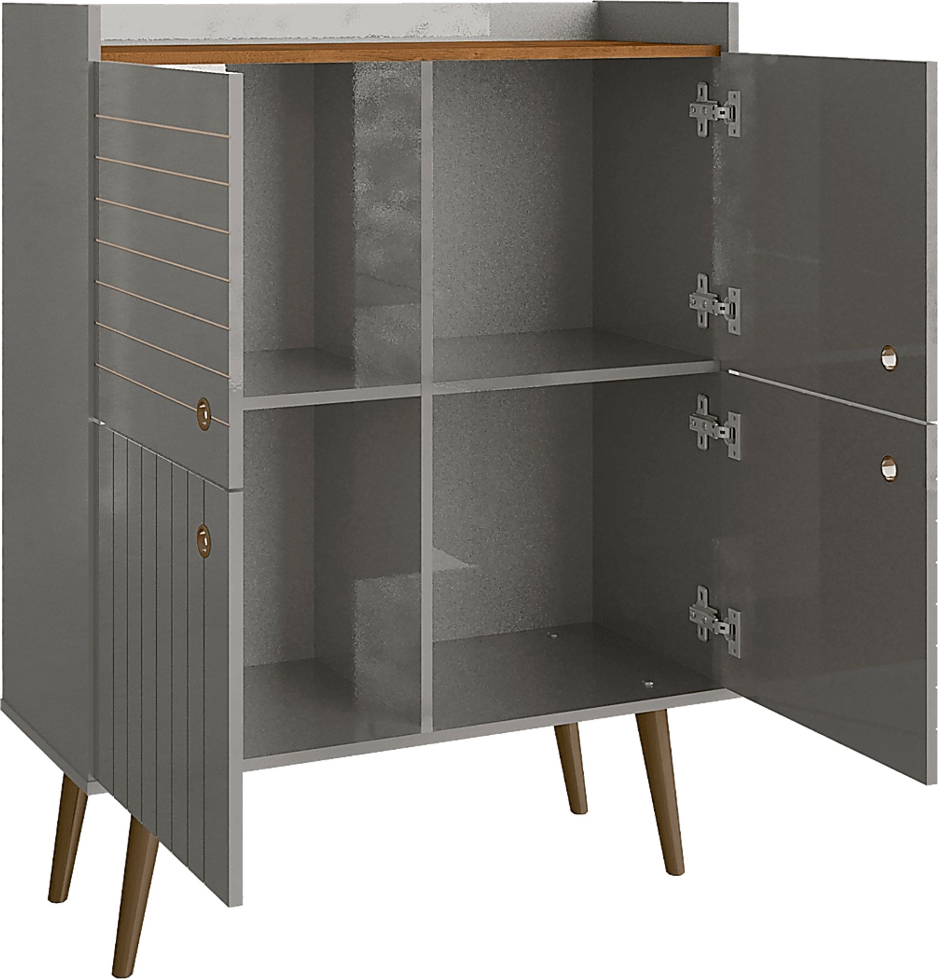 Corriedale Gray Accent Cabinet - Image 4