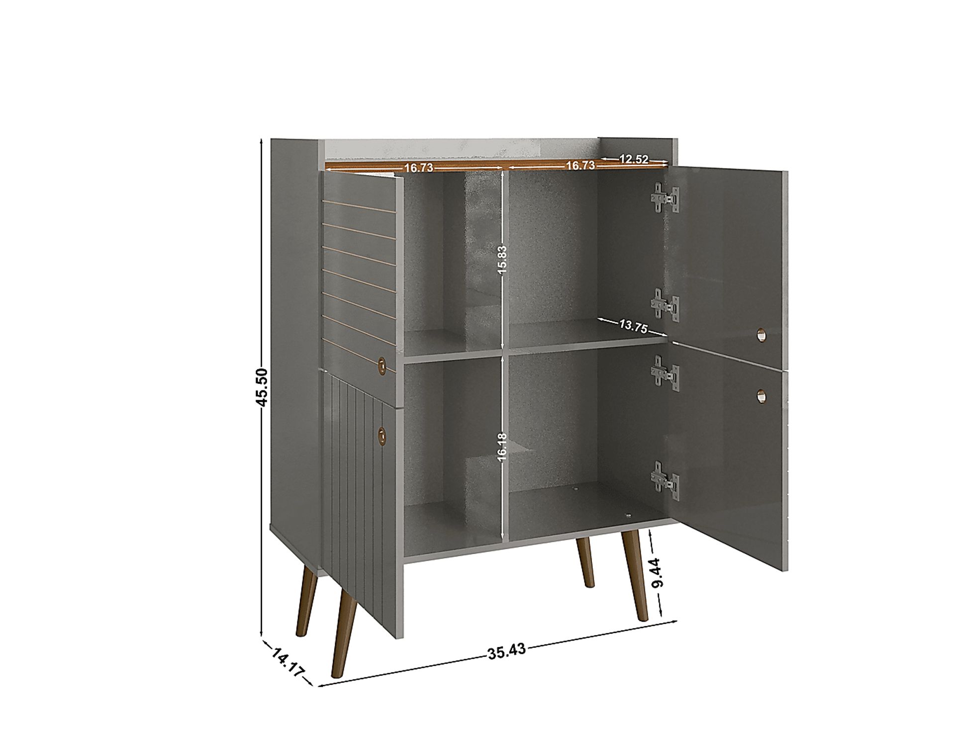 Corriedale Gray Accent Cabinet - Image 6