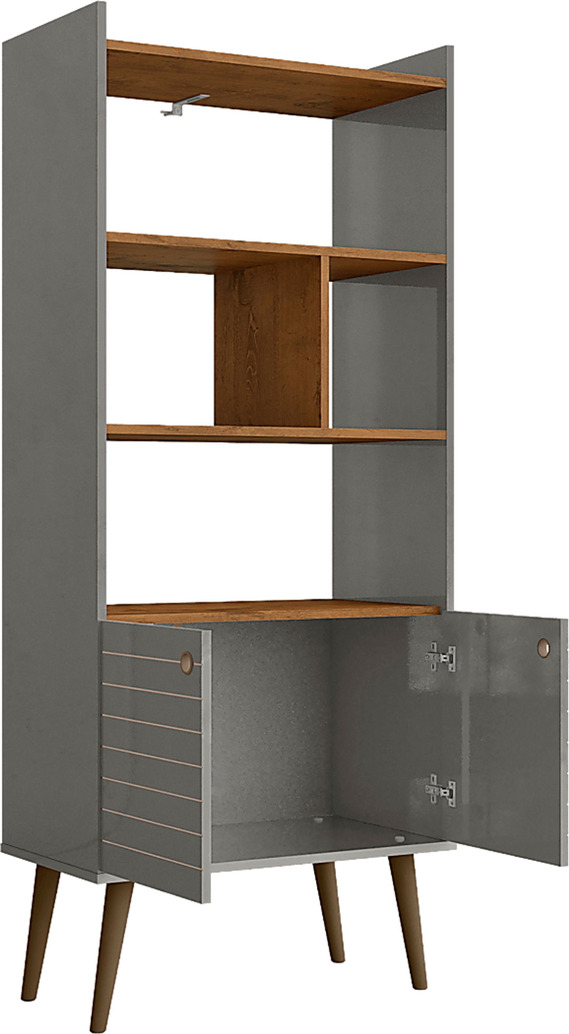 Corriedale Gray Bookcase - Image 4