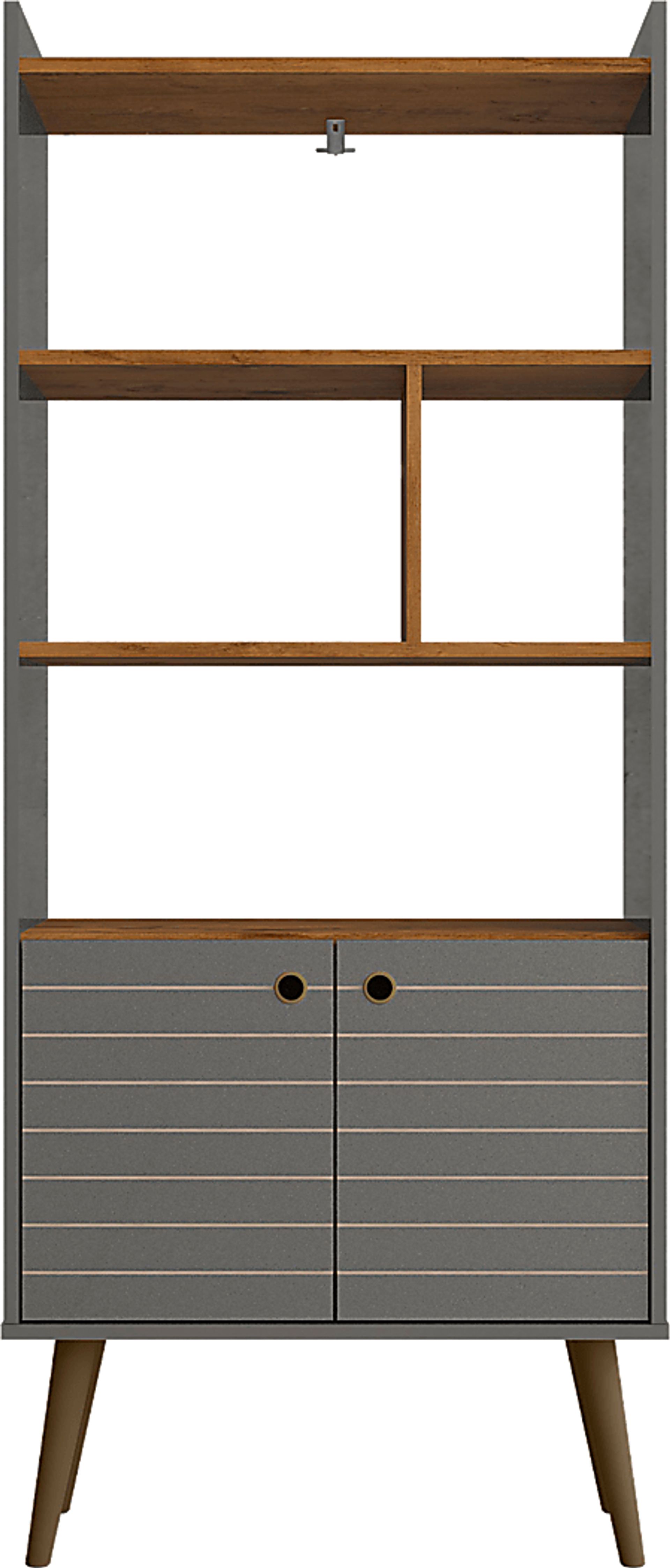 Corriedale Gray Bookcase - Image 1