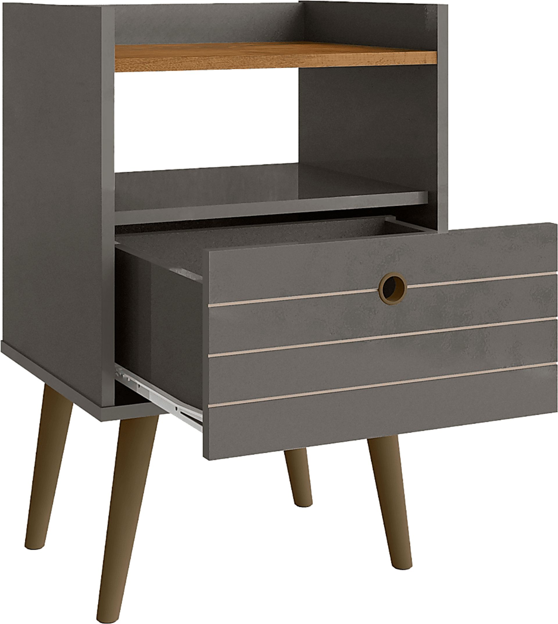 Corriedale Gray Nightstand - Image 4