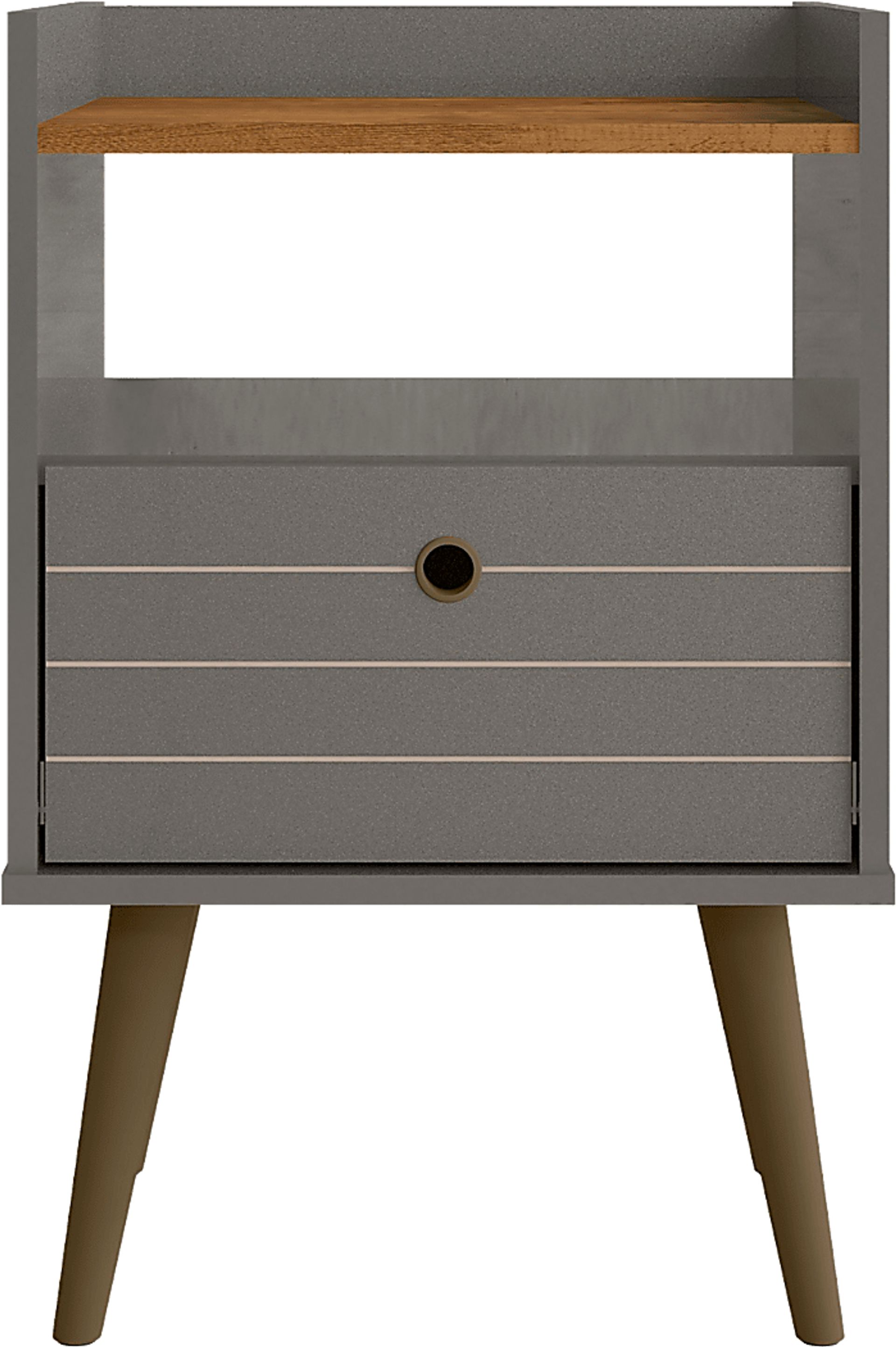 Corriedale Gray Nightstand - Image 1