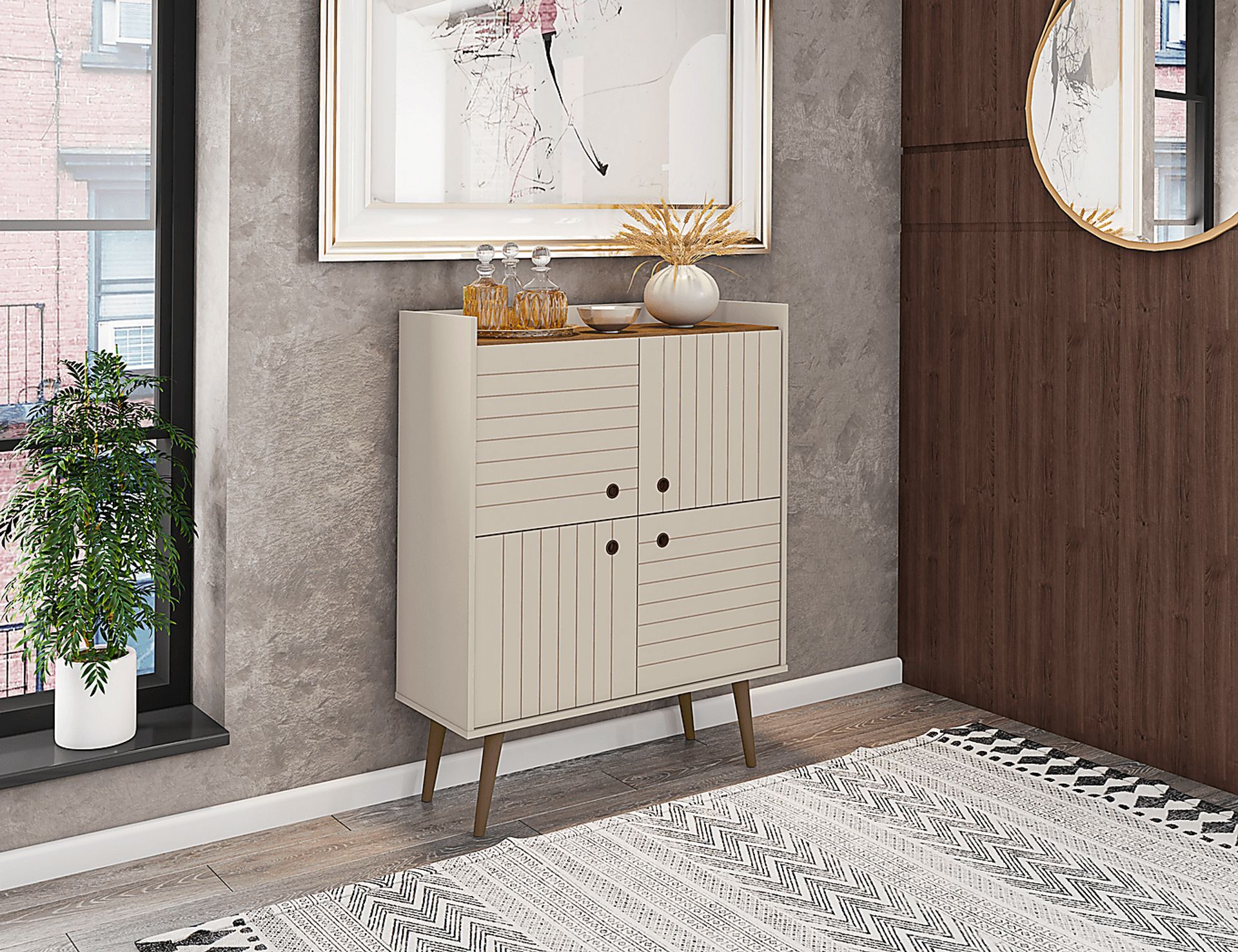 Corriedale Off-White Accent Cabinet - Image 2
