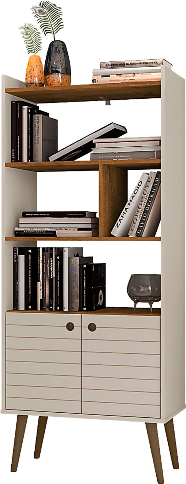 Corriedale Off-White Bookcase - Thumbnail - Image 3