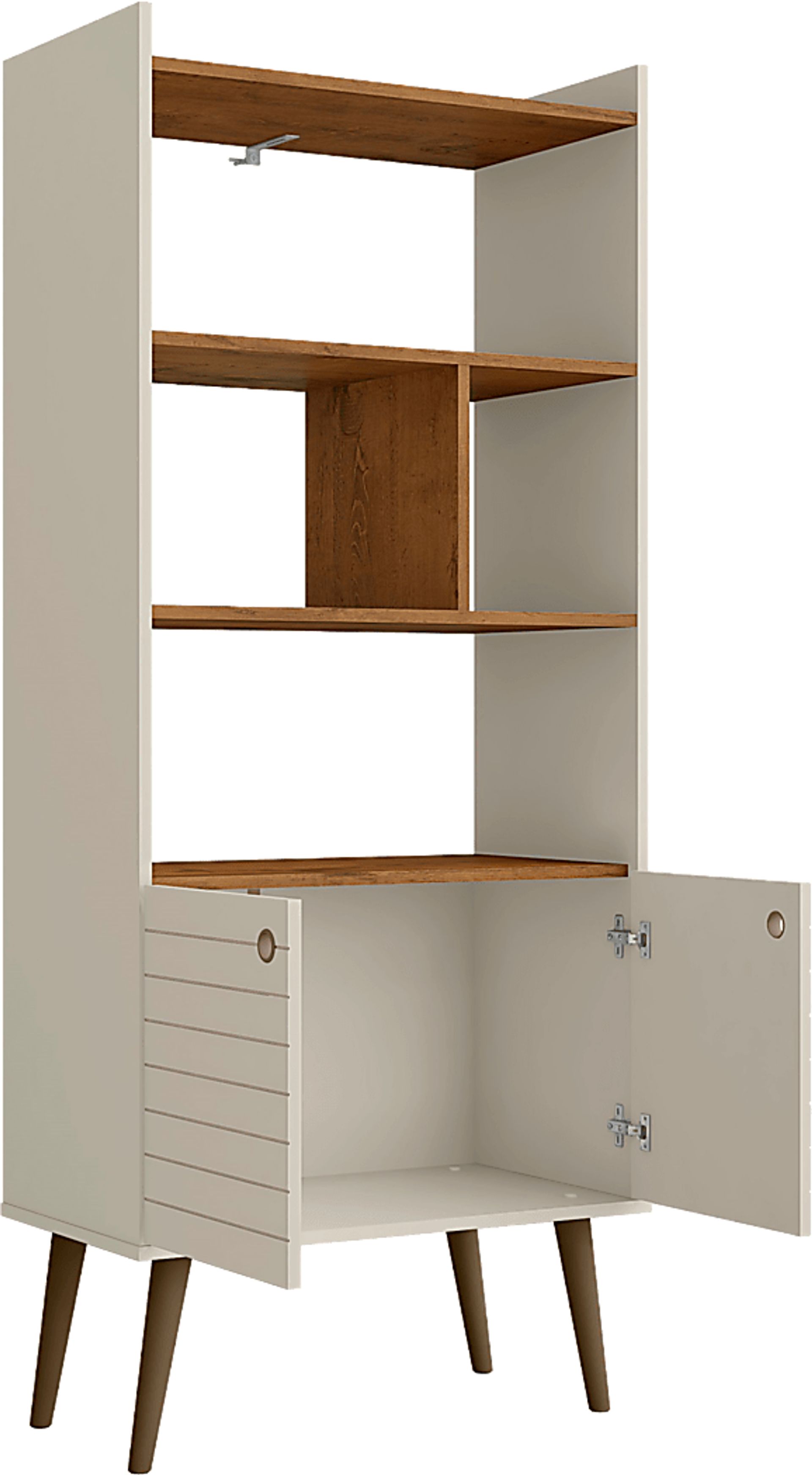 Corriedale Off-White Bookcase - Image 4