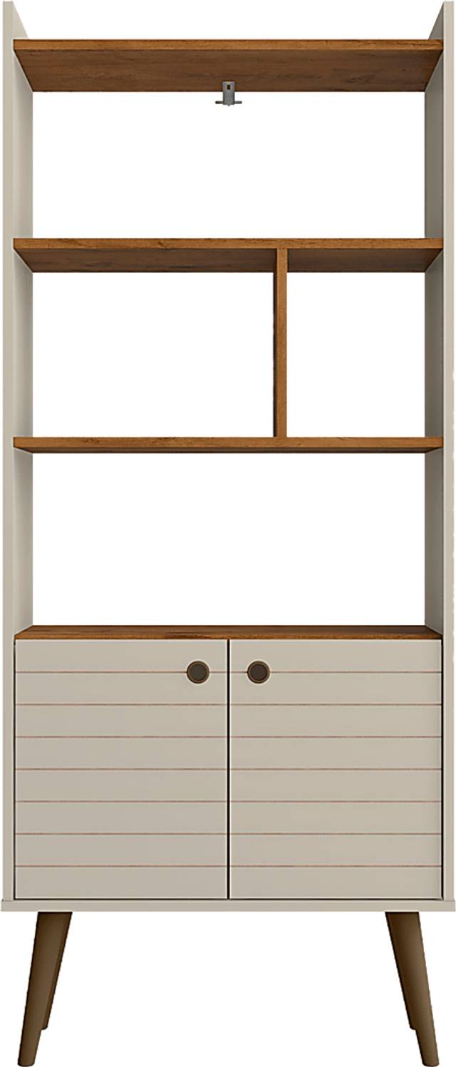 Corriedale Off-White Bookcase - Thumbnail - Image 1