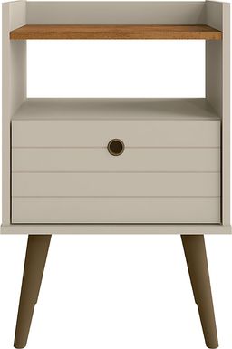 Corriedale Off-White Nightstand