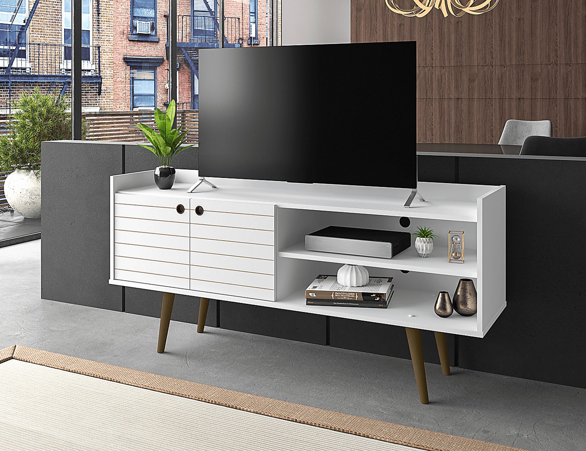 Corriedale White 54 in. Console - Image 2