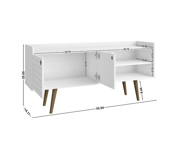 Corriedale White 54 in. Console - Thumbnail - Image 9