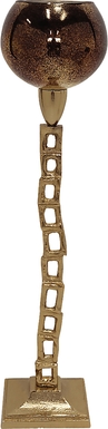 Corrienta Gold 20 in. Tealight Candle Holder