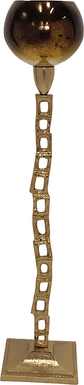Corrienta Gold 24 in. Tealight Candle Holder