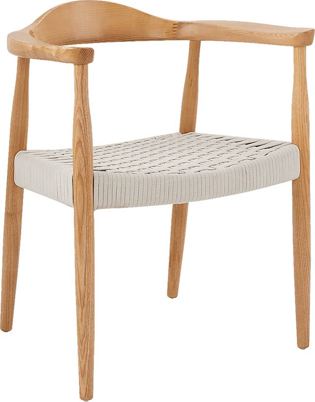 Corscot Brown Natural Arm Chair - Thumbnail - Image 3