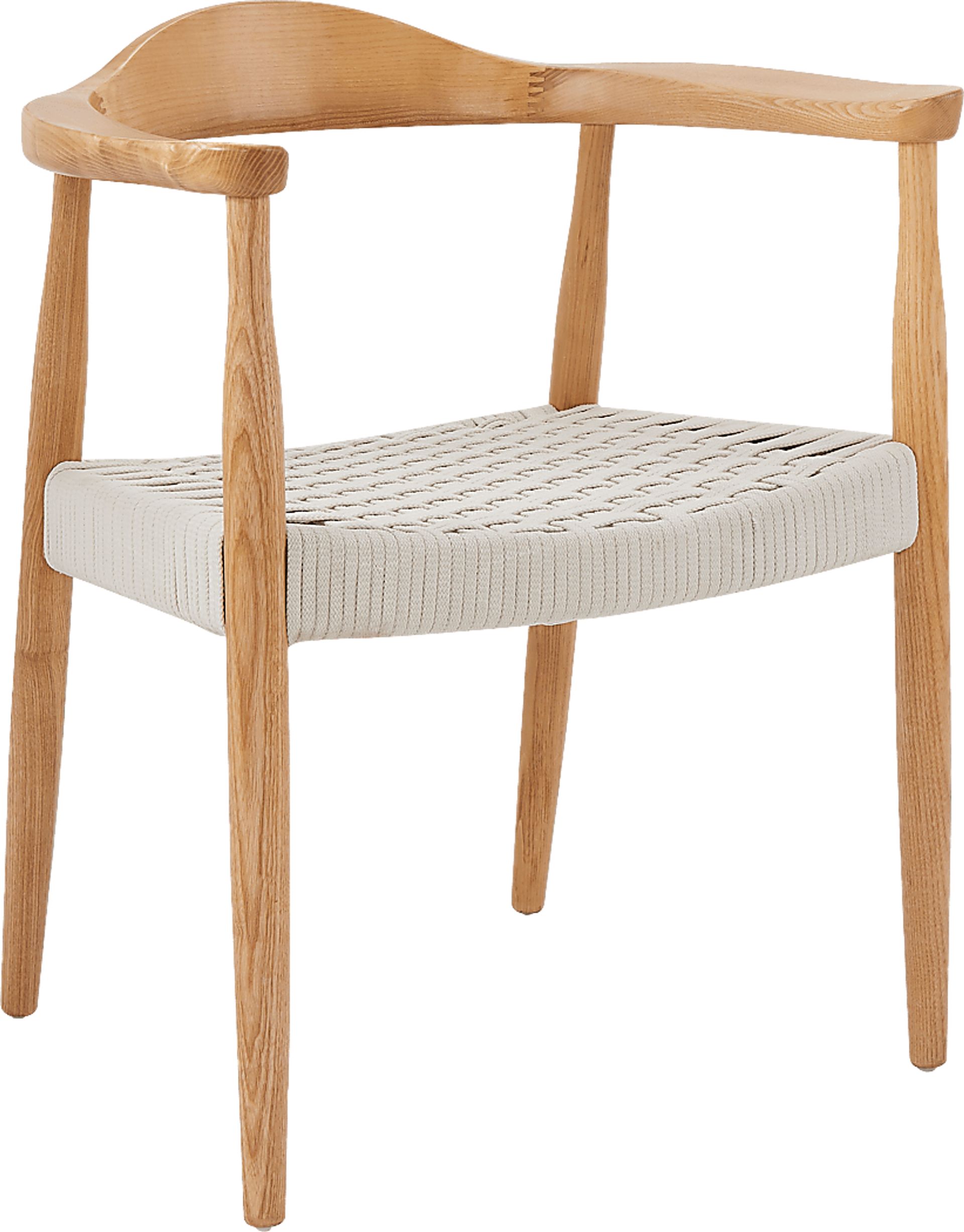 Corscot Brown Natural Arm Chair - Image 3