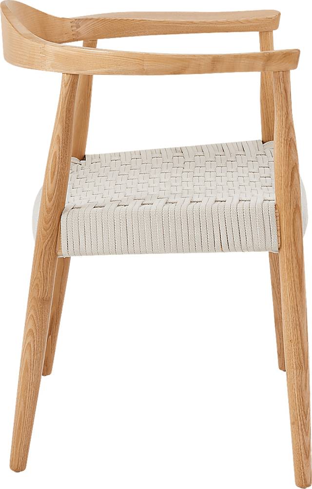 Corscot Brown Natural Arm Chair - Thumbnail - Image 4
