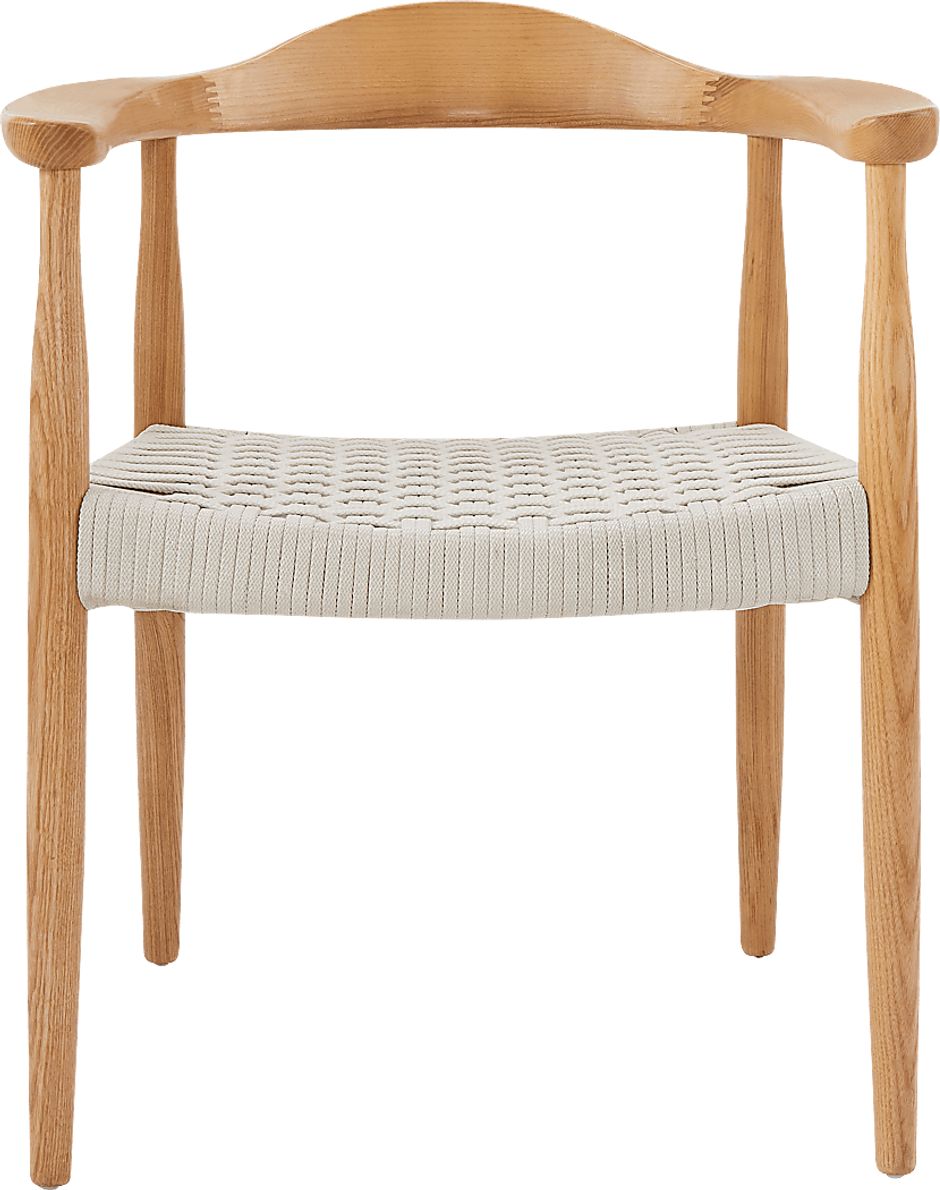 Corscot Brown Natural Arm Chair