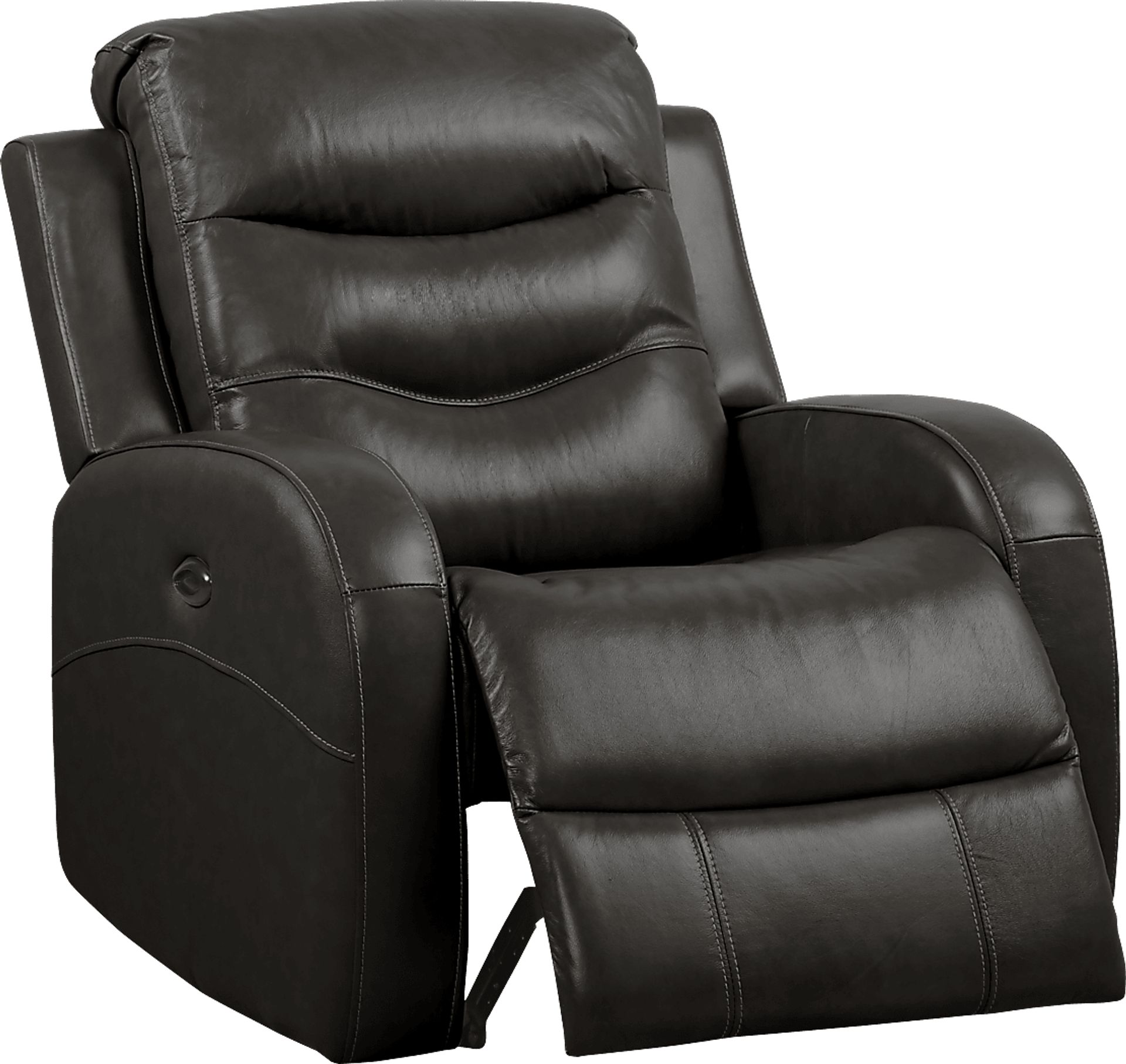 Corseca Black Leather Power Recliner - Image 2