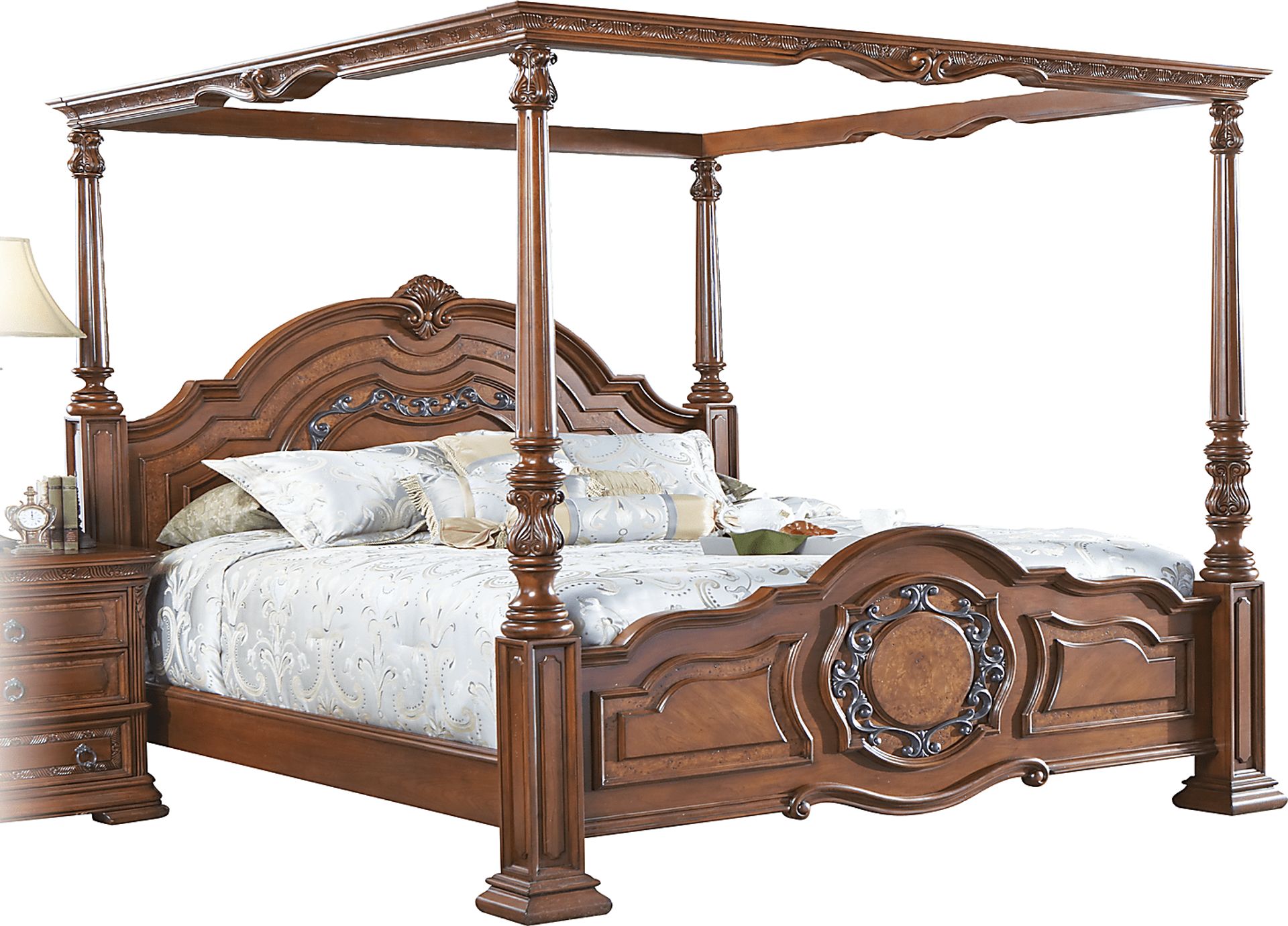 Corso Canopy 4 Pc King Bed - Image 1