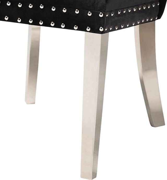 Corsten Black Side Chair, Set of 2 - Thumbnail - Image 7