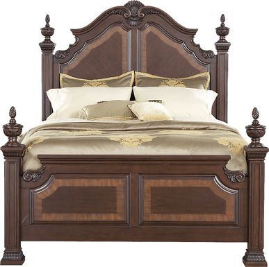 Cortinella Cherry 3 Pc King Poster Bed