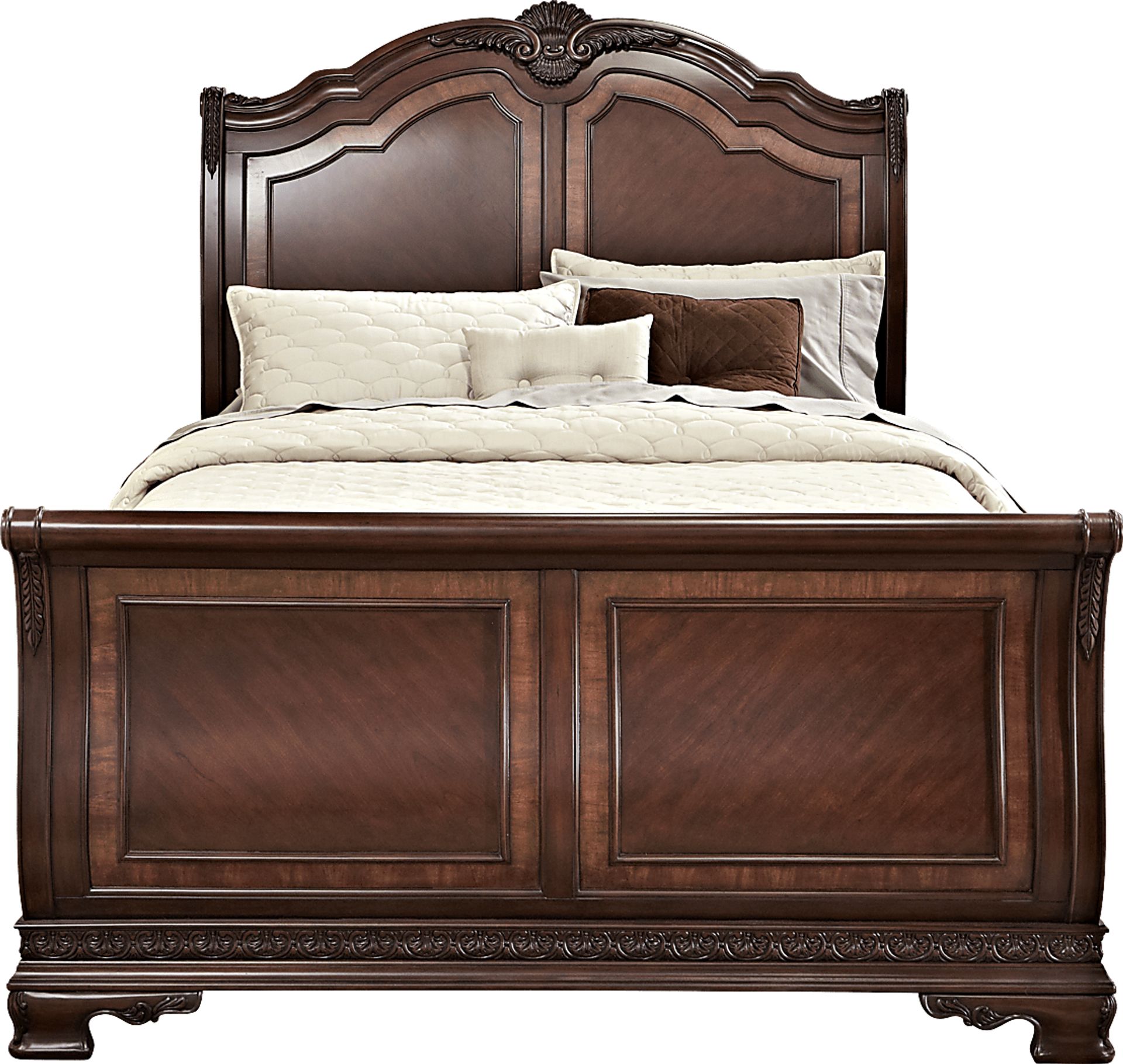 Cortinella Cherry 7 Pc King Sleigh Bedroom - Image 3