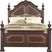 Cortinella Cherry 3 Pc Queen Poster Bed