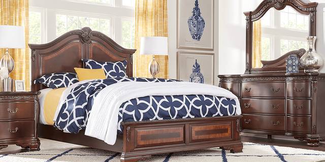 Cortinella Cherry 3 Pc King Panel Bed - Thumbnail - Image 2
