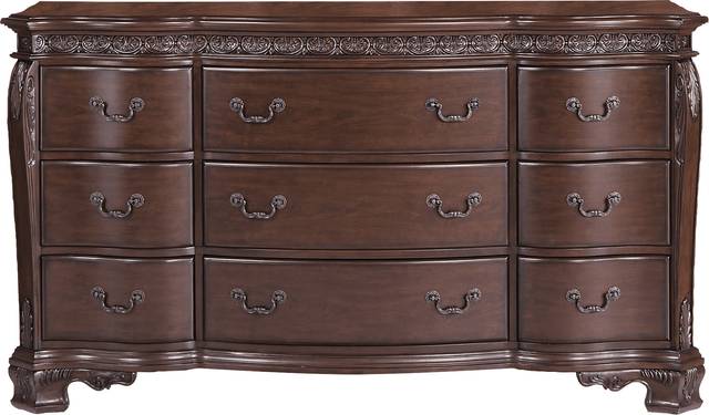 Cortinella Cherry 7 Pc King Poster Bedroom - Thumbnail - Image 4