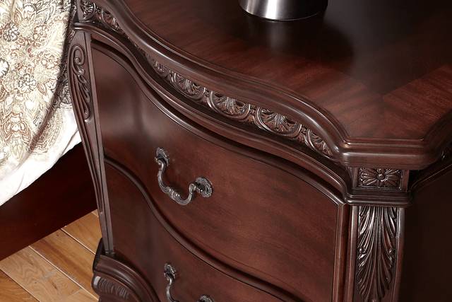 Cortinella Cherry 7 Pc King Poster Bedroom - Thumbnail - Image 7