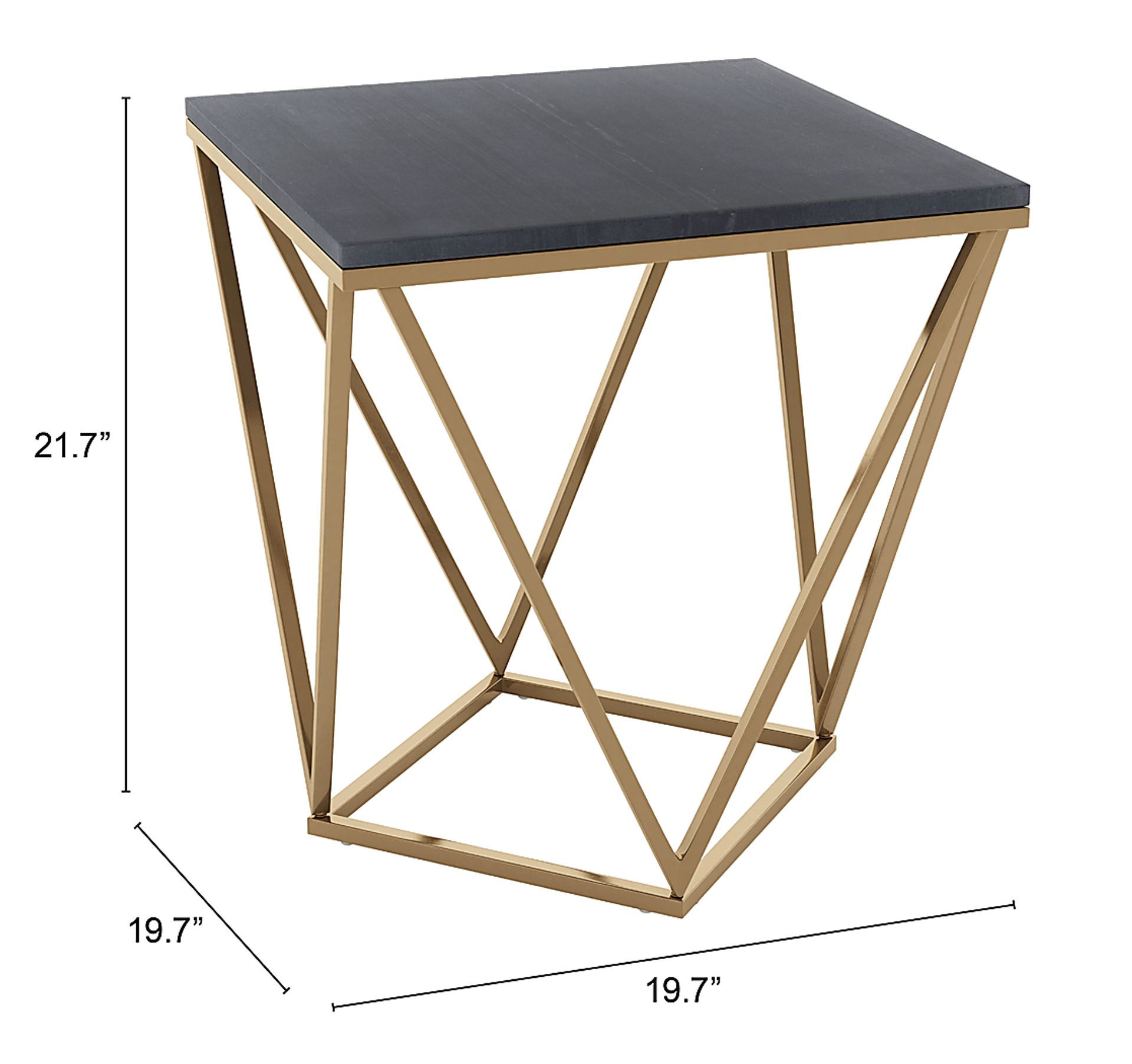 Cortinia Black End Table - Image 7