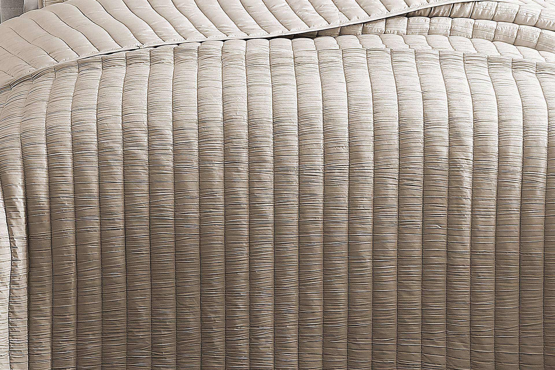 Corvair Tan 3 Pc Queen Coverlet Set - Image 2