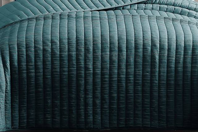 Corvair Teal 3 Pc King Coverlet Set - Thumbnail - Image 2