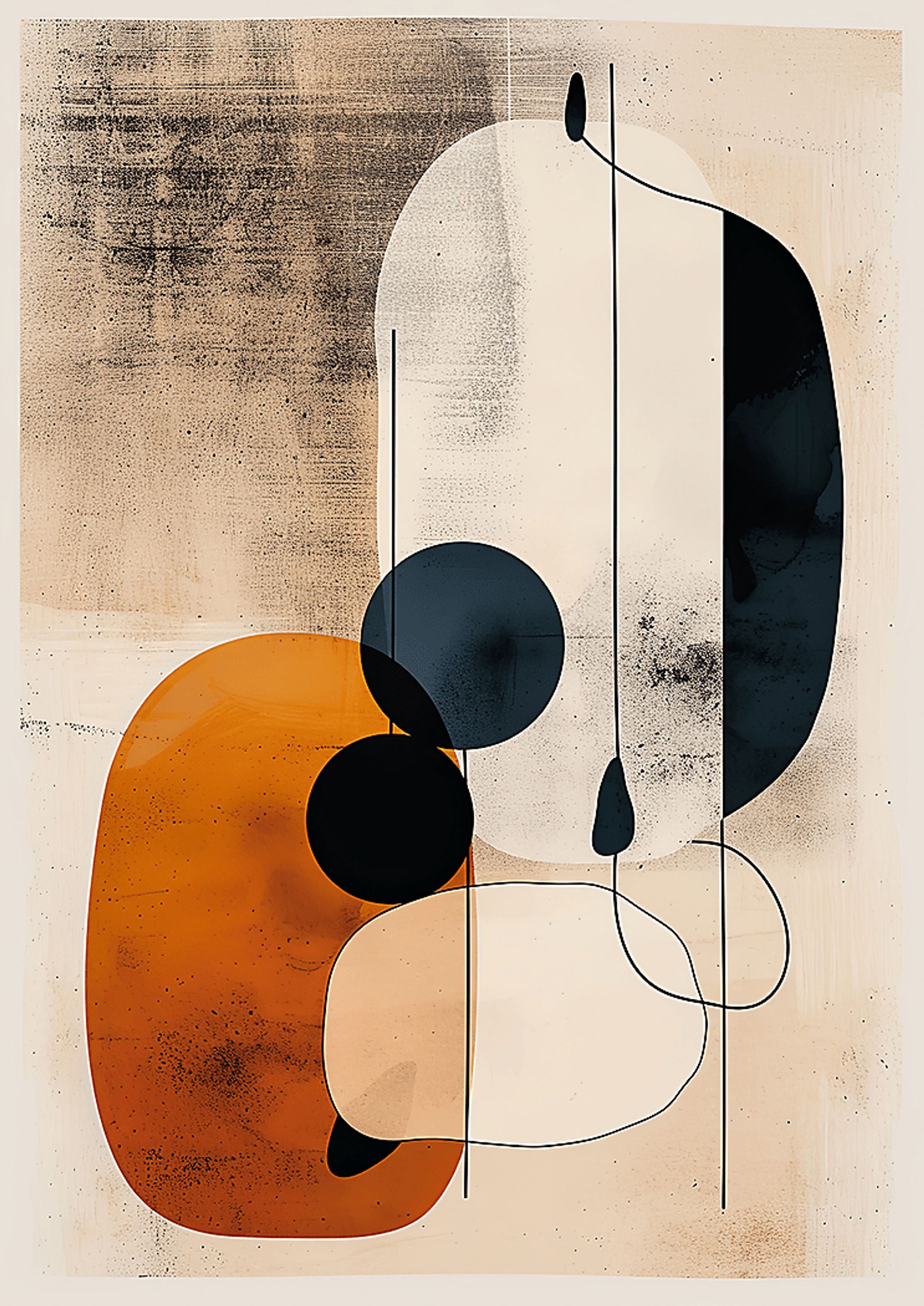 Corwen Orange Artwork - Image 1