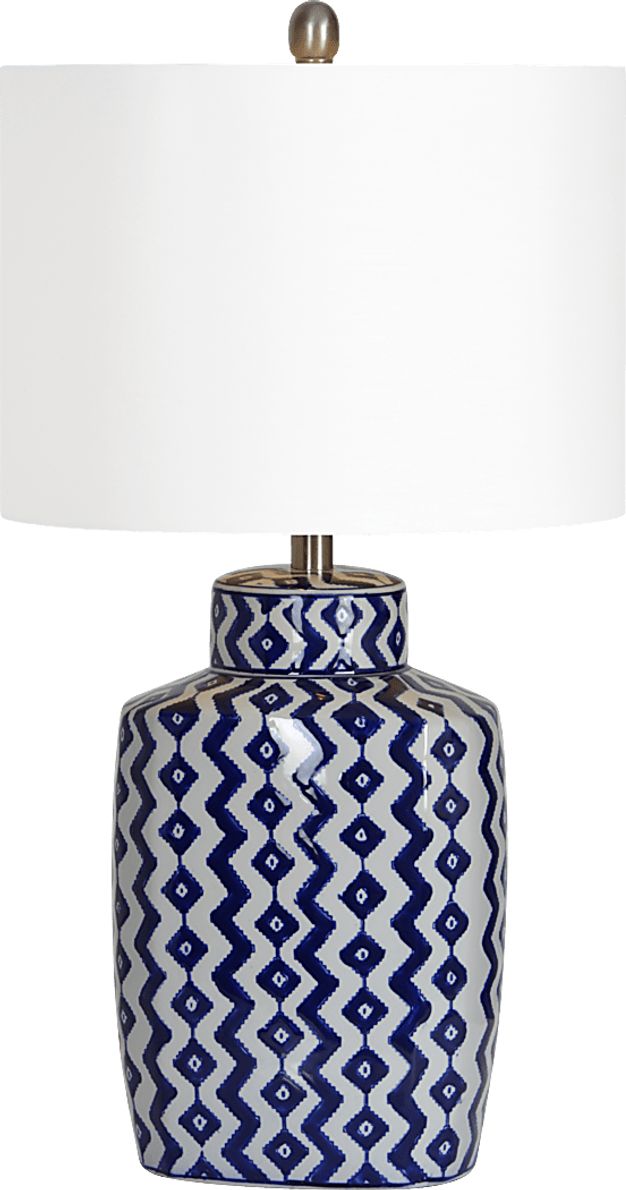 Corwin Blue Lamp