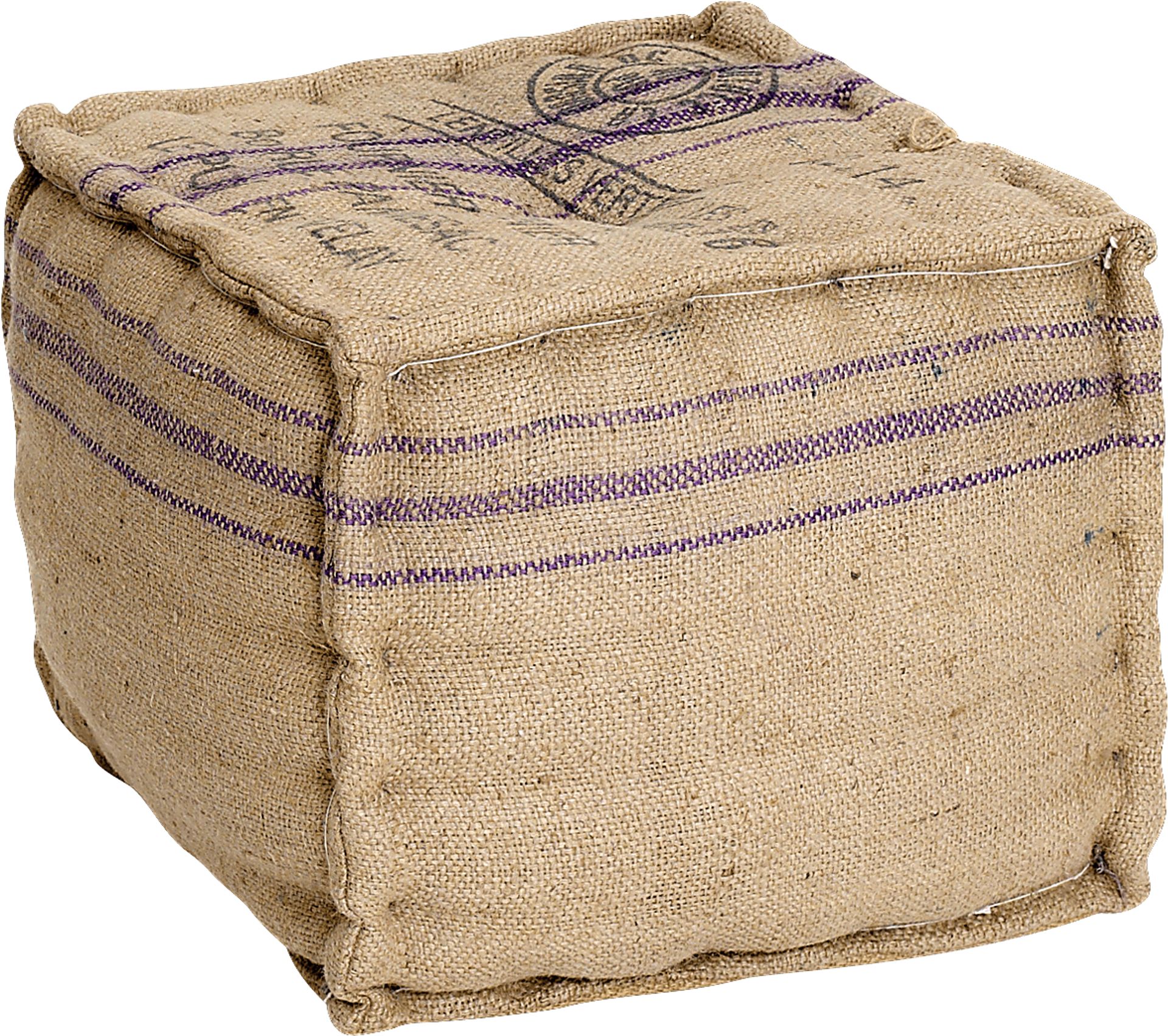 Corwin Place Beige Pouf - Image 1