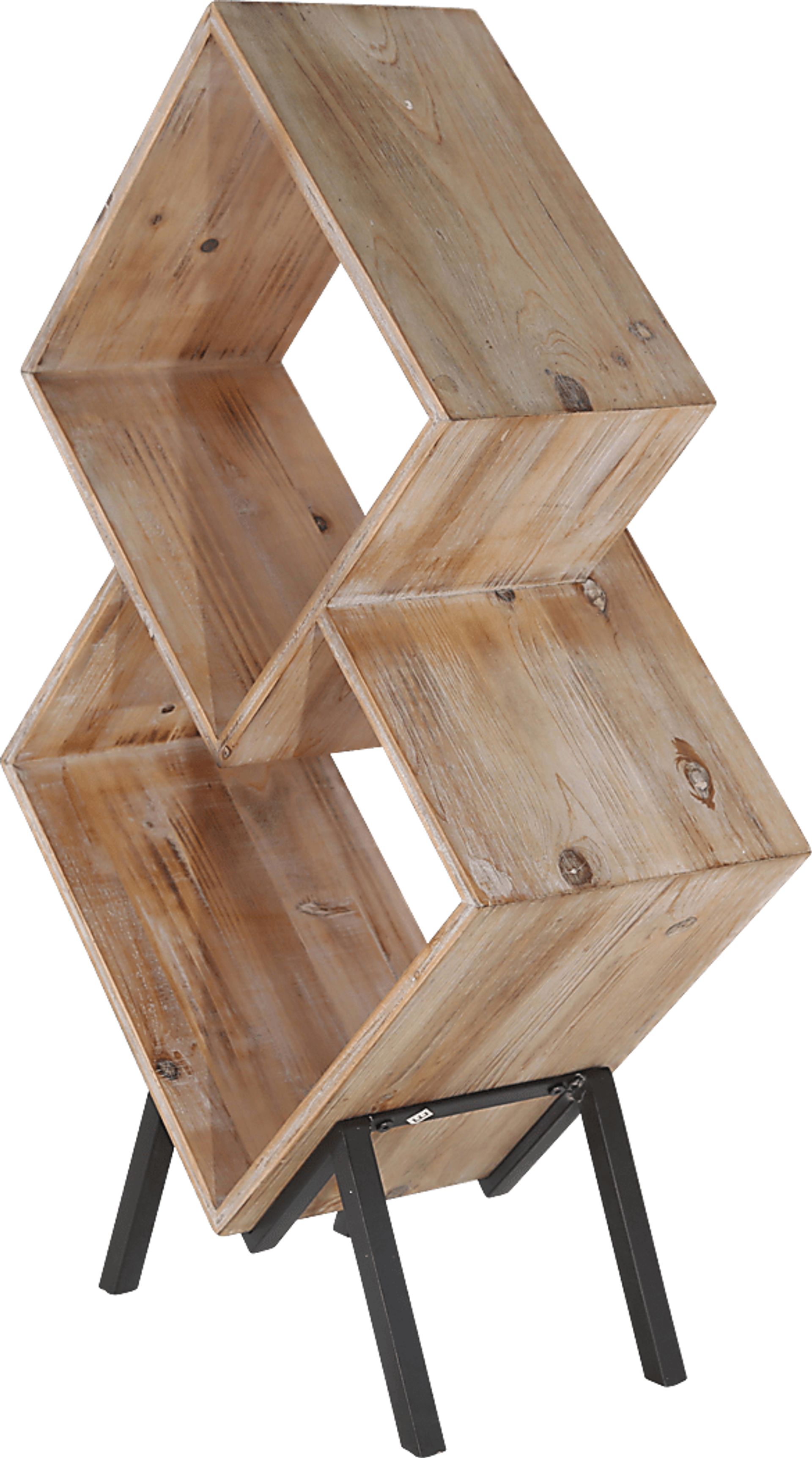 Corydon Brown Dark Wood Magazine Rack | Rooms to Go